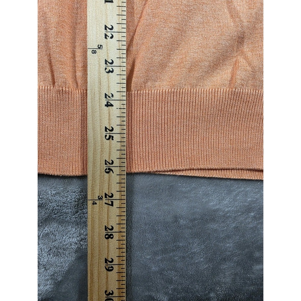 Peter Millar 1/4 Zip Sweater Pullover Men's Small Cotton/Silk Blend Mock Neck - Picture 4 of 6